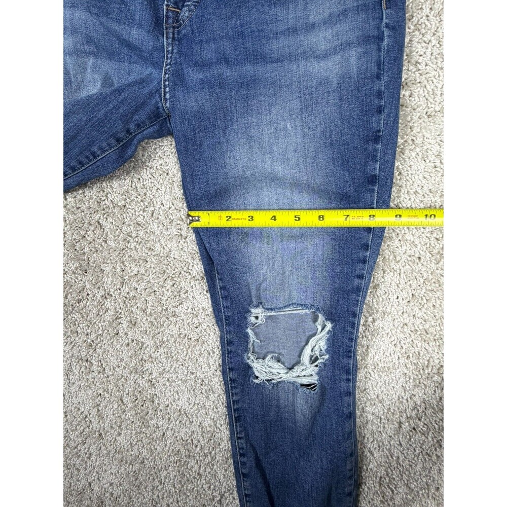 Lucky Brand Bridgette Skinny Jeans Womens 8/29 Distressed Ankle Stretch - Picture 6 of 14